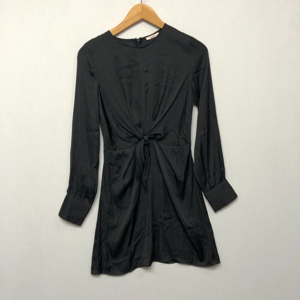 NWT Mi Ami Women Long Sleeve Dress Size Small Black M206 -6